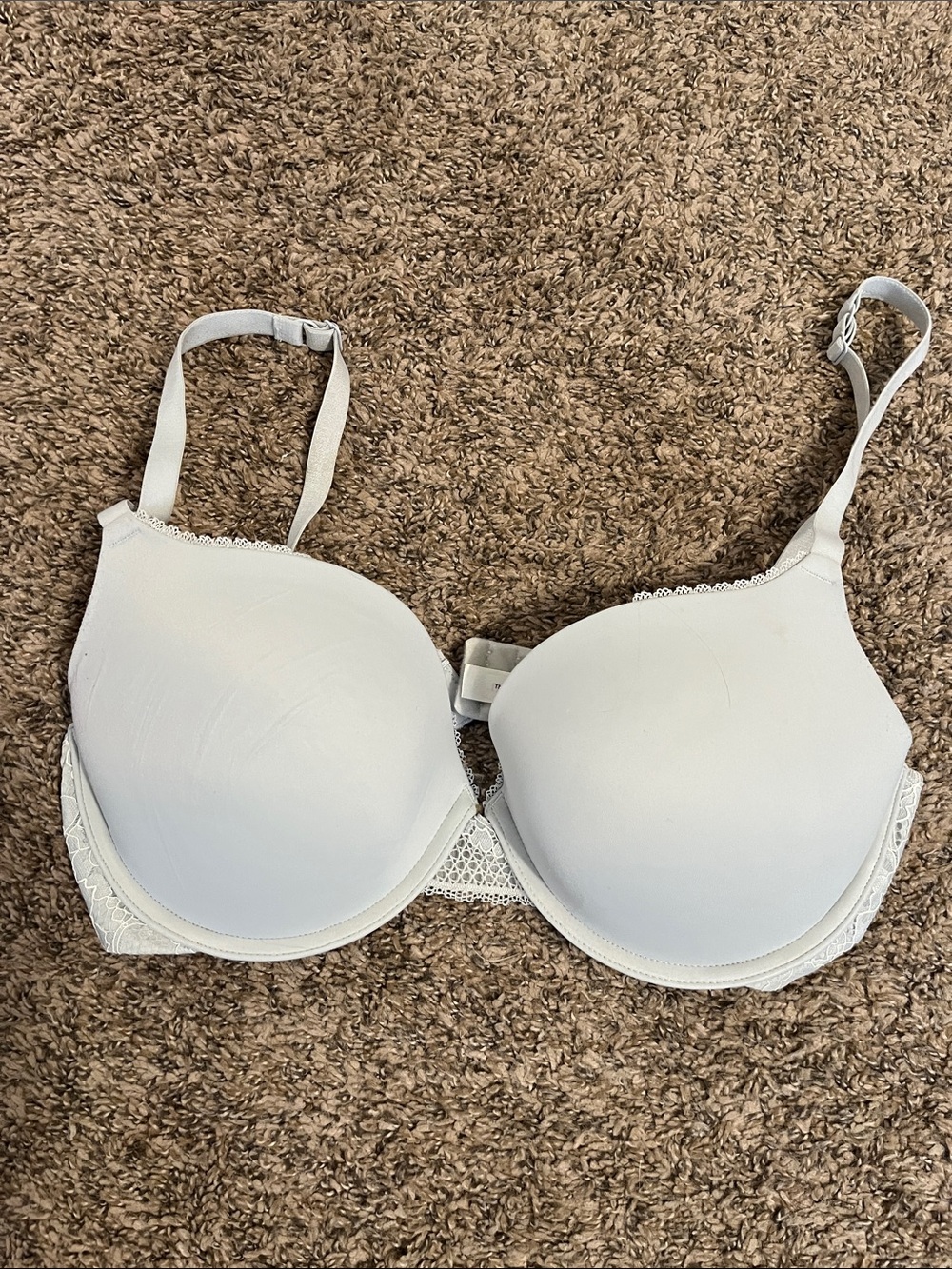 Auden Lace-Trim Push-Up Bra